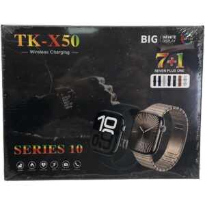ساعت هوشمند طرح اپل واچ مدل TK-X50 SERIES 10 با هفت بند
