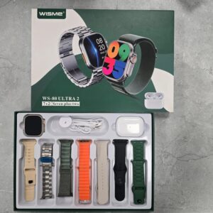 ساعت هوشمند ویسمی مدل WS80 Ultra2 با نمایشگر AMOLED و بدنه آلومینیومی
