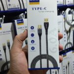 کابل تایپ سی لایت دار پکدار RENOWED مدل RCA201