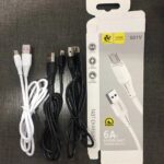 کابل شارژ میکرو ساسات مدل S01V-سفید